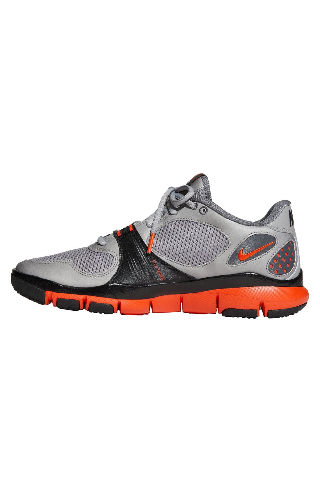 'Free TR' Training Shoe, Alternate, color, Grey/Black/Dark Grey/Orange