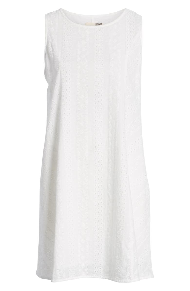 Everleigh Eyelet Shift Dress, Alternate, color, 