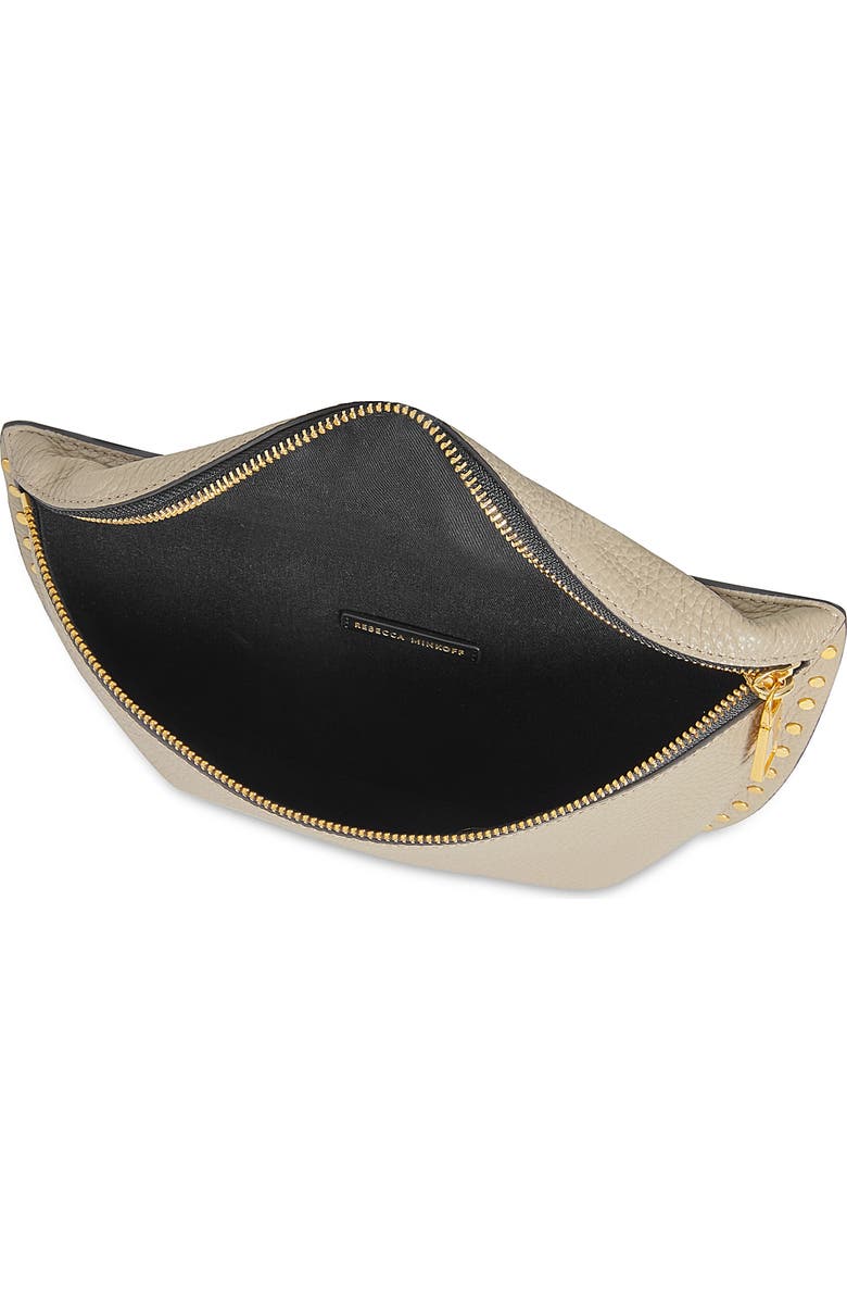 Rebecca Minkoff Darren Leather Sling Bag, Alternate, color, Stone