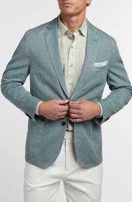 David Donahue The Jackson Cotton & Linen Soft Coat