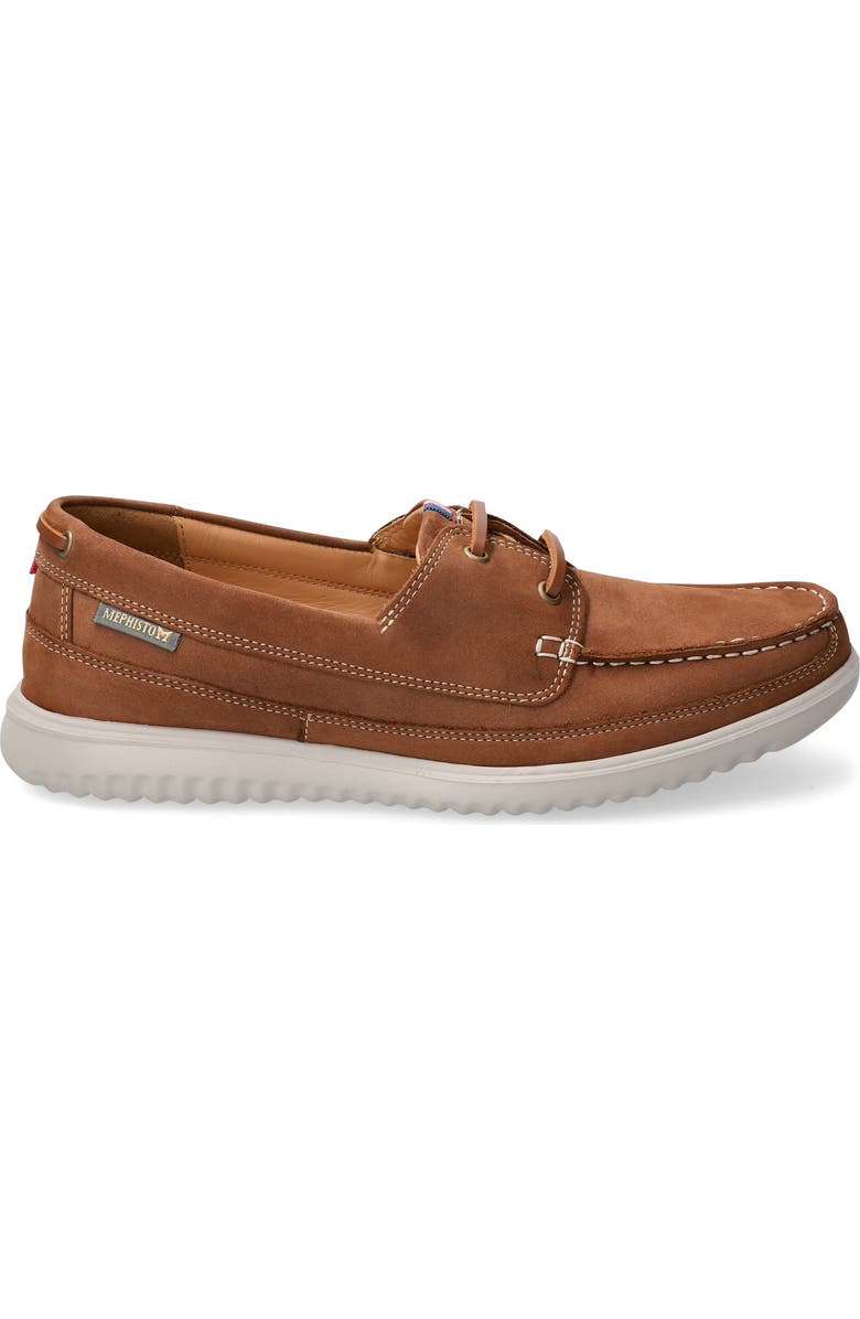 Mephisto Trevis Boat Shoe, Alternate, color, Brown
