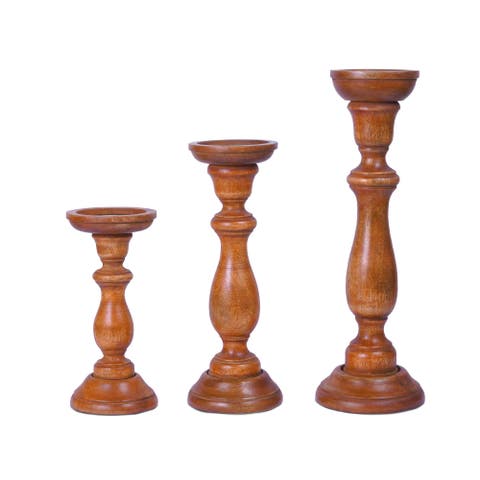 Tuli Pillar Candle Holder Set