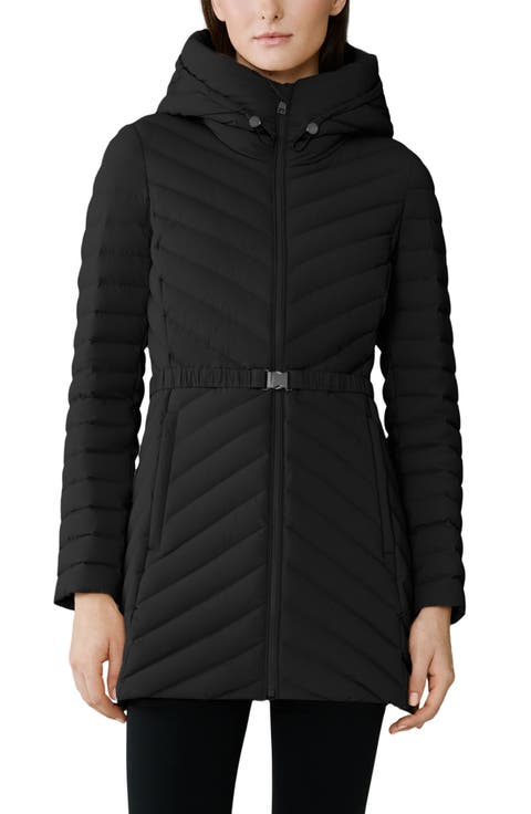 Estelle Water Resistant 700 Fill Power Hooded Down Jacket