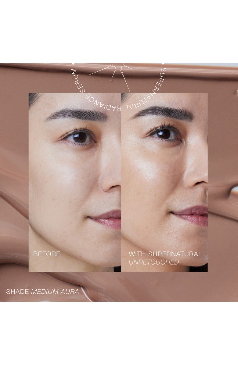 RMS Beauty SuperNatural Radiance Serum Broad Spectrum SPF 30 Sunscreen, Alternate, color, Medium Aura