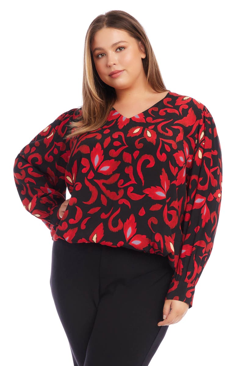 Karen Kane V-Neck Top, Alternate, color,