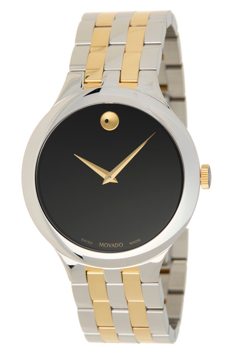 Men's Veturi Bracelet Watch, 40mm, Main, color, BLACK DIAL