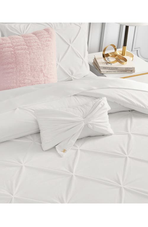 Juicy Couture Velvet Bow Accent Pillow