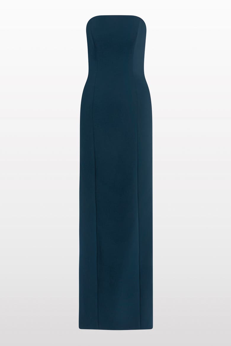 Estelle Maxi Dress, Alternate, color, Hawks Eye Blue