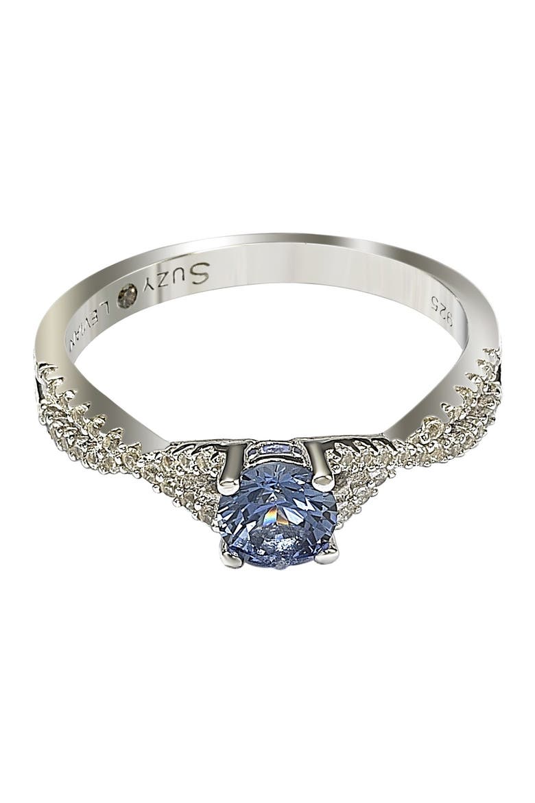 Sterling Silver Sapphire Ring, Alternate, color, BLUE