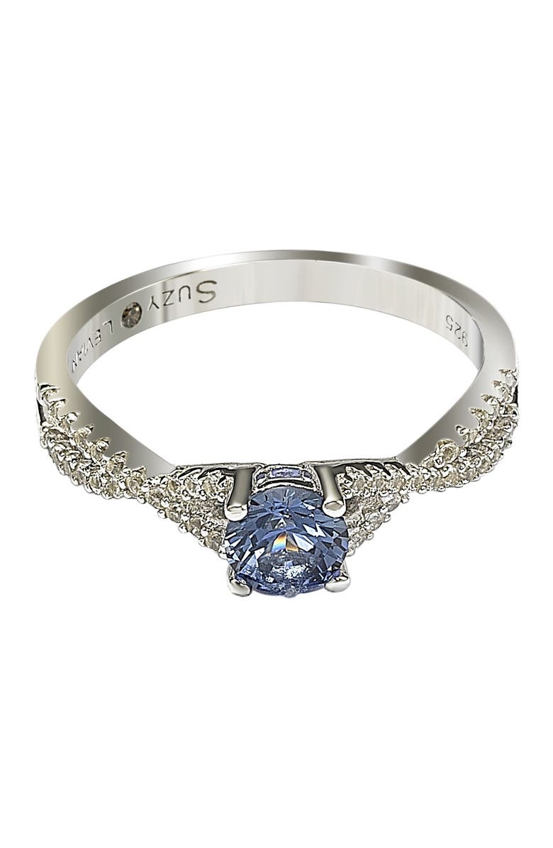 SUZY LEVIAN Sterling Silver Sapphire Ring, Alternate, color, Blue