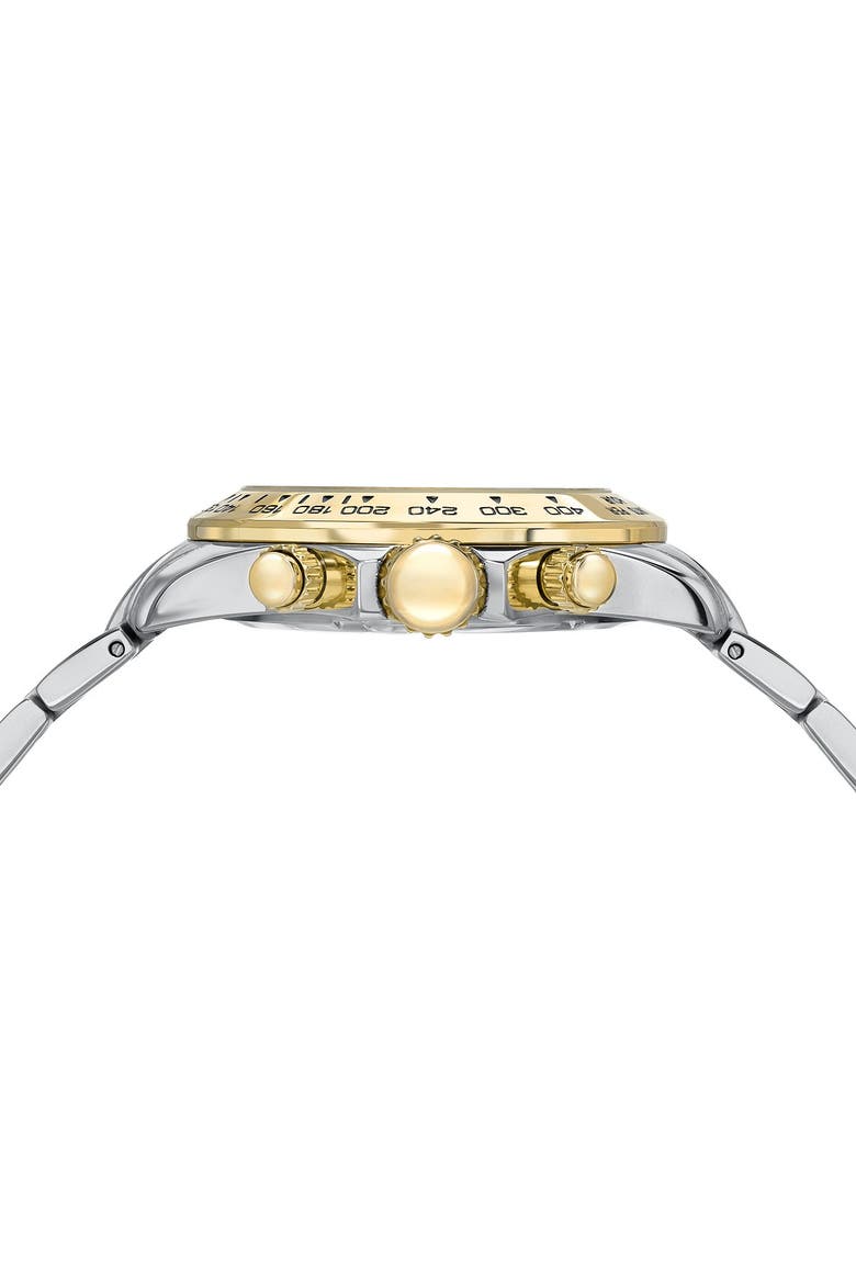 Alexis Multi-Function Bracelet Watch, 37mm, Alternate, color, TWO-TONE-BLUE