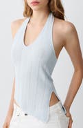 MANGO TEEN Kids' Lurex Halter Neck Top