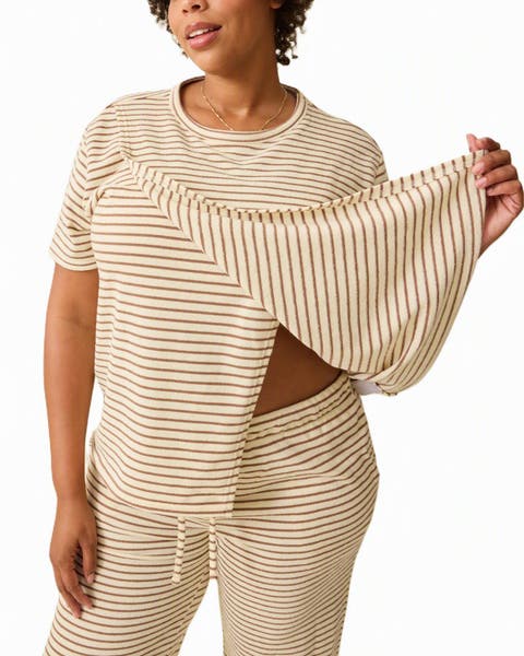 Maternity & Nursing Split Hem T-Shirt