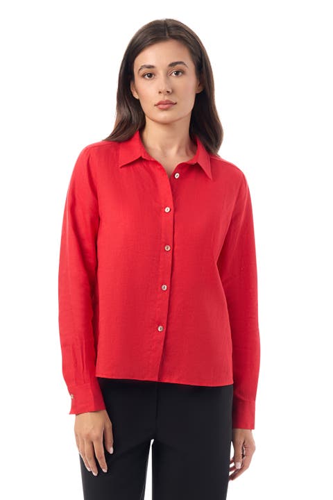 Long Sleeve Linen Shirt