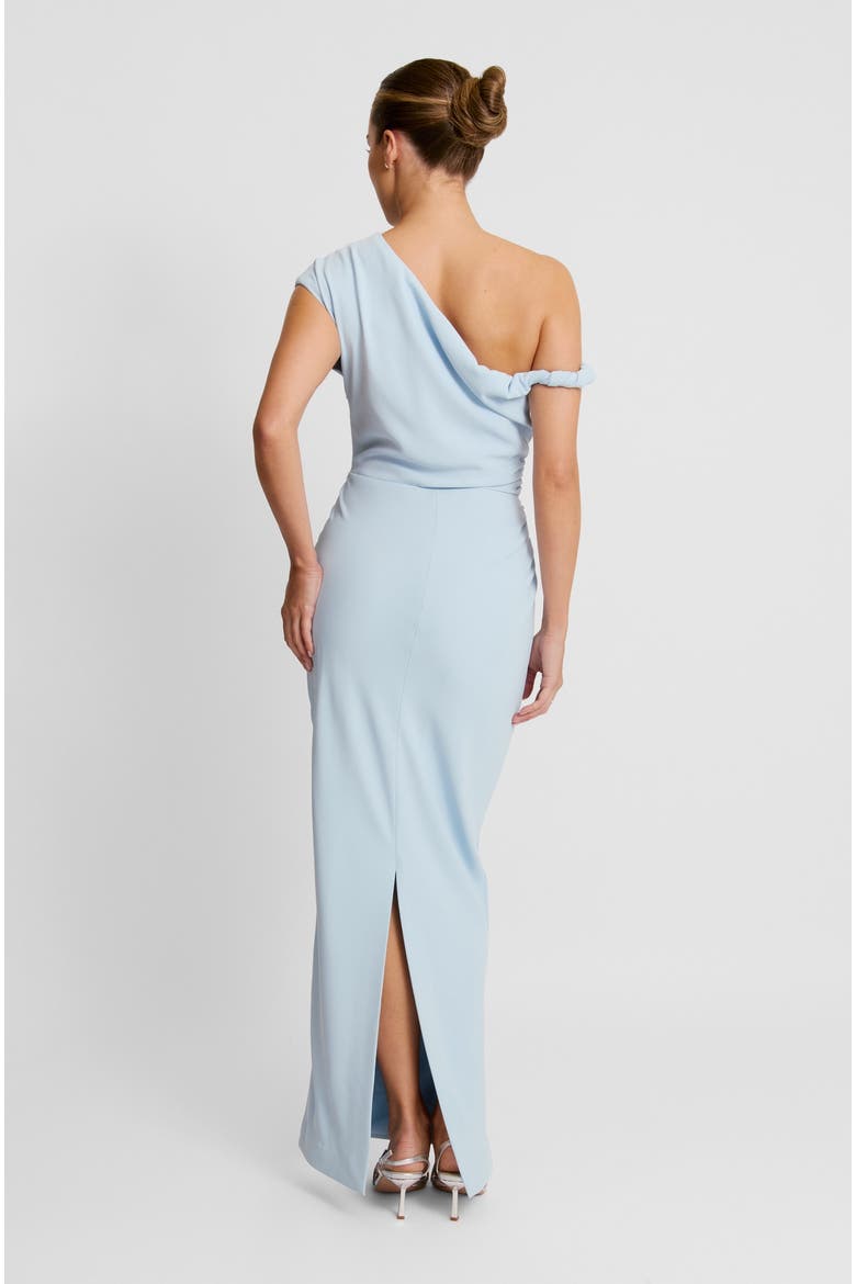 Asymmetric Beaded Maxi Dress, Alternate, color, Pale Blue