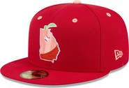 New Era Men's New Era  Red Gwinnett Stripers Theme Nights 59FIFTY Fitted Hat