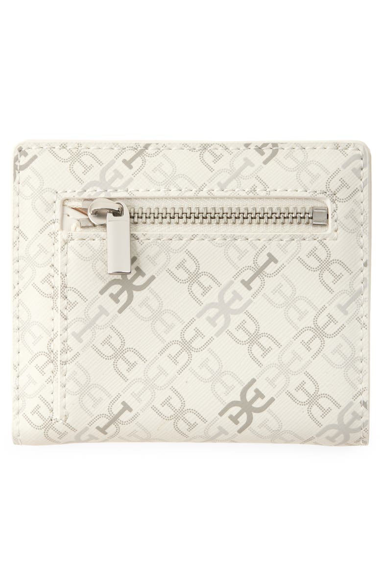 Sam Edelman Harper Monogram Faux Leather Bifold Wallet, Alternate, color, White