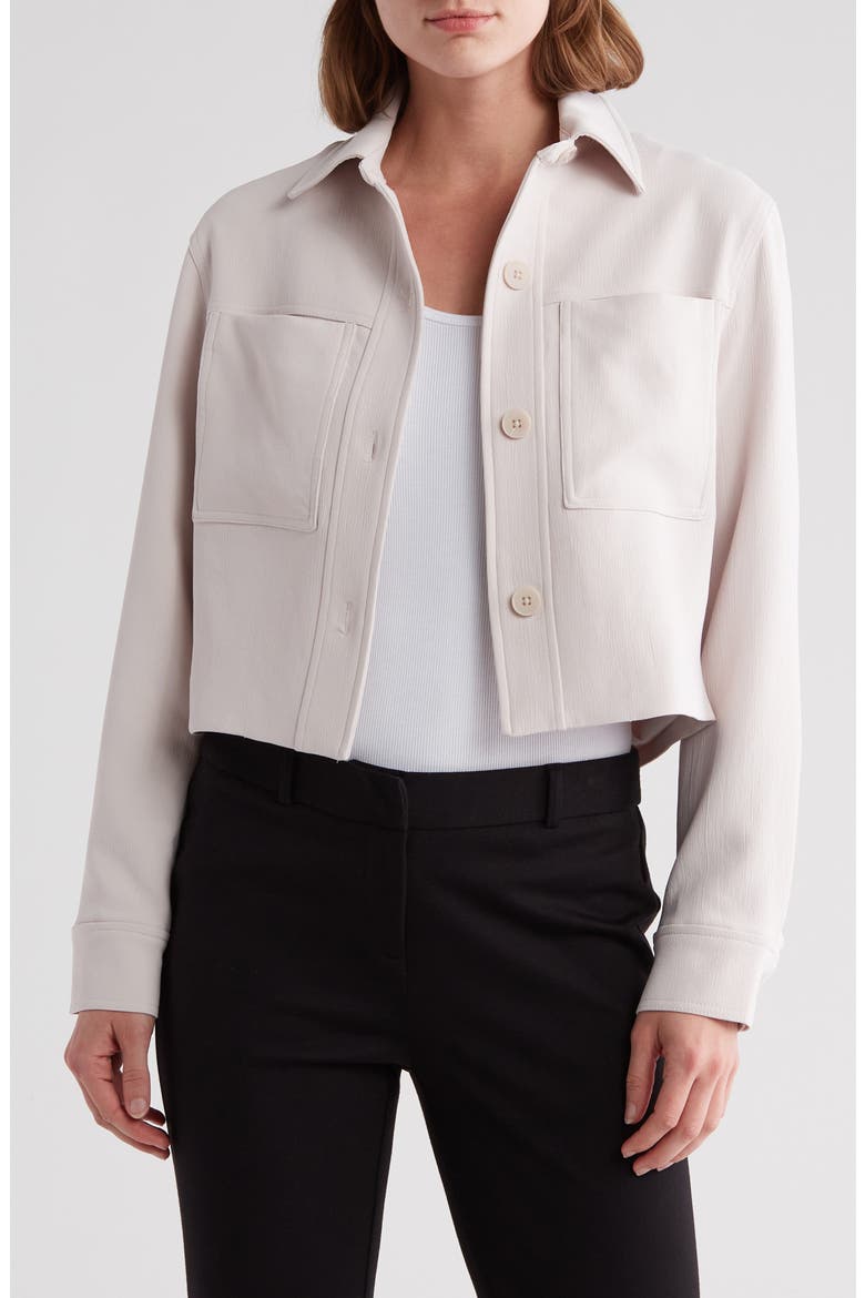 Crop Jacket, Main, color, PINK BEIGE