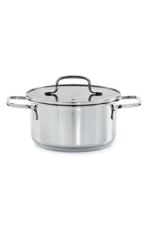 Berghoff Dina Helix 2.2-quart Stockpot In Silver