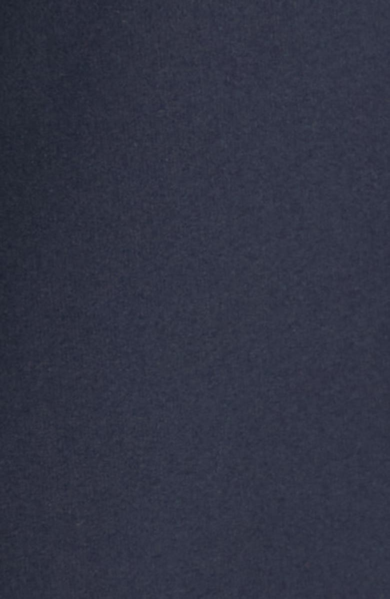 Moncler Logo Patch Overshirt, Alternate, color, Navy Blue