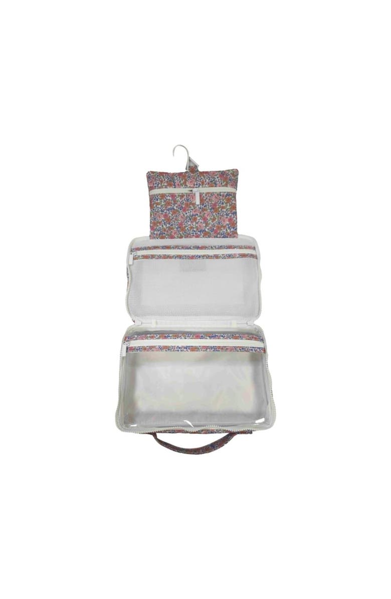 TRVL Design Garden Floral Hanging Toiletry Bag, Alternate, color, Pink