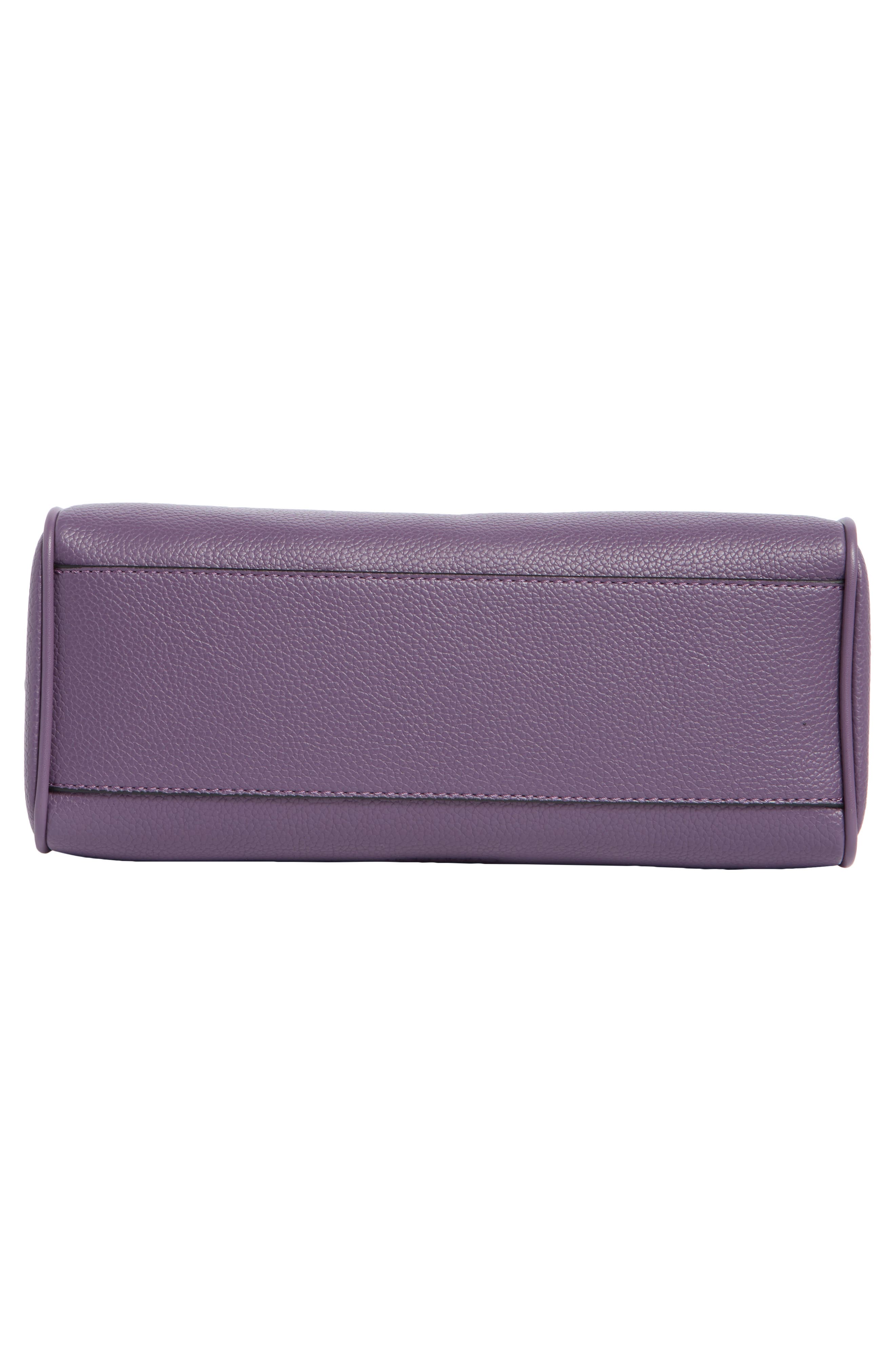 Calvin Klein Rue Satchel Bag, Alternate, color, Winter Plum