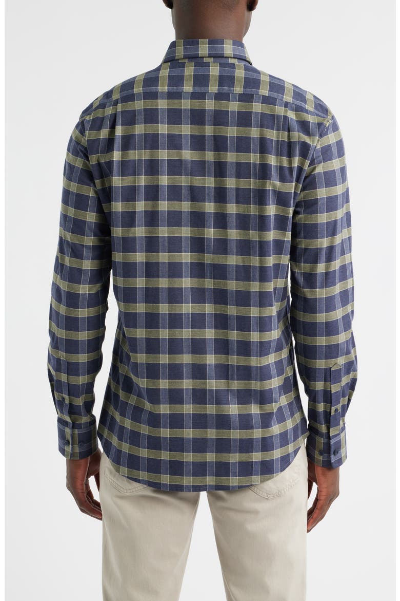 Daylynn Plaid Cotton Blend Button-Up Shirt, Alternate, color, VALLEY