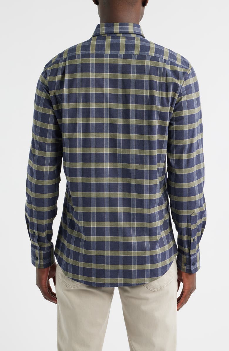 johnnie-O Daylynn Plaid Cotton Blend Button-Up Shirt, Alternate, color, Valley