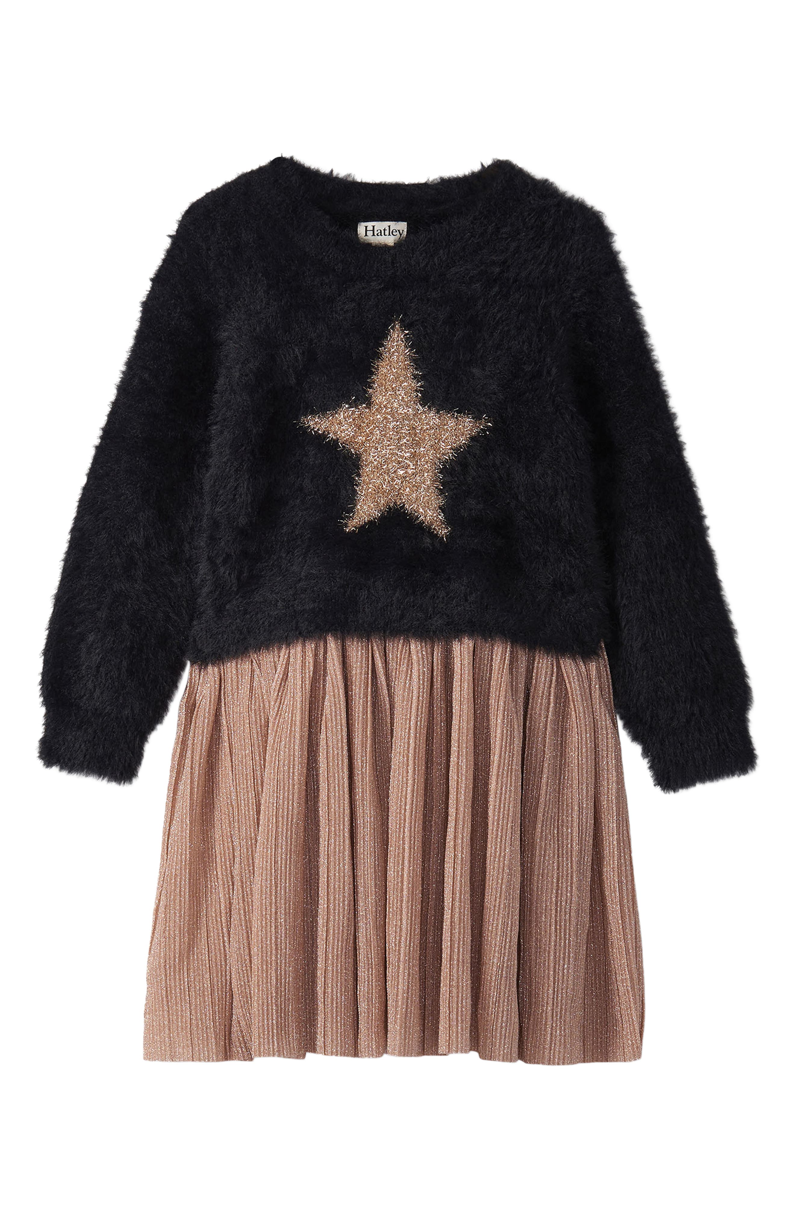 Kids' Gold Star Mixed Medi Dress