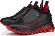 Christian Louboutin Sharkyloub Spikes Slip-On Sneaker