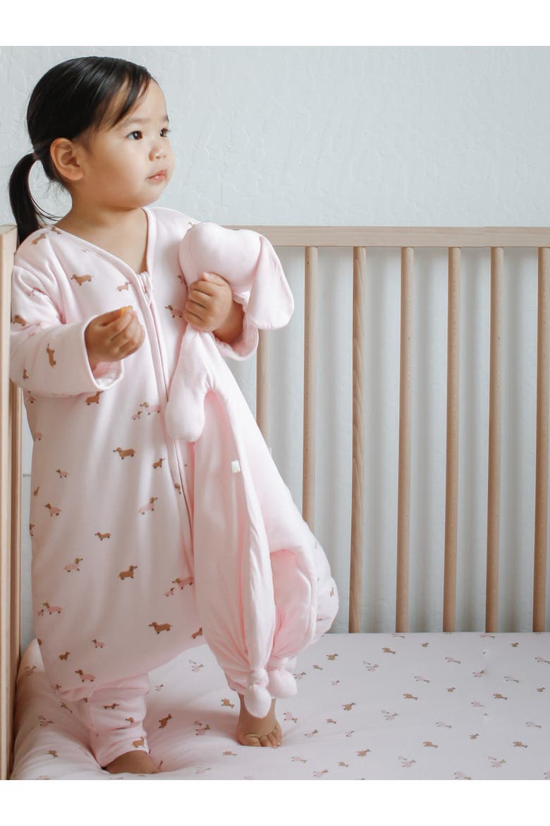 Long Sleeve Footie Sleep Bag, 1.0 TOG - Baby, Alternate, color, Girl Dog