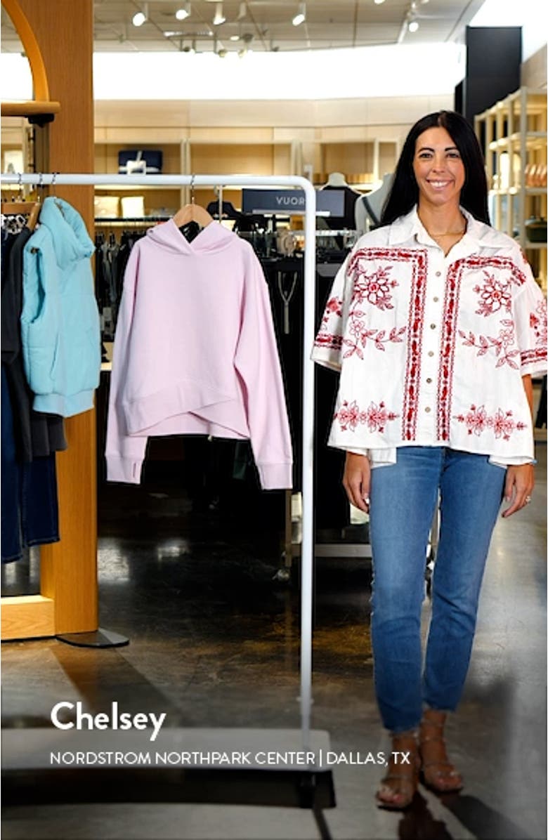 Kids' Cloud Fleece Crossover Hoodie, sales video thumbnail