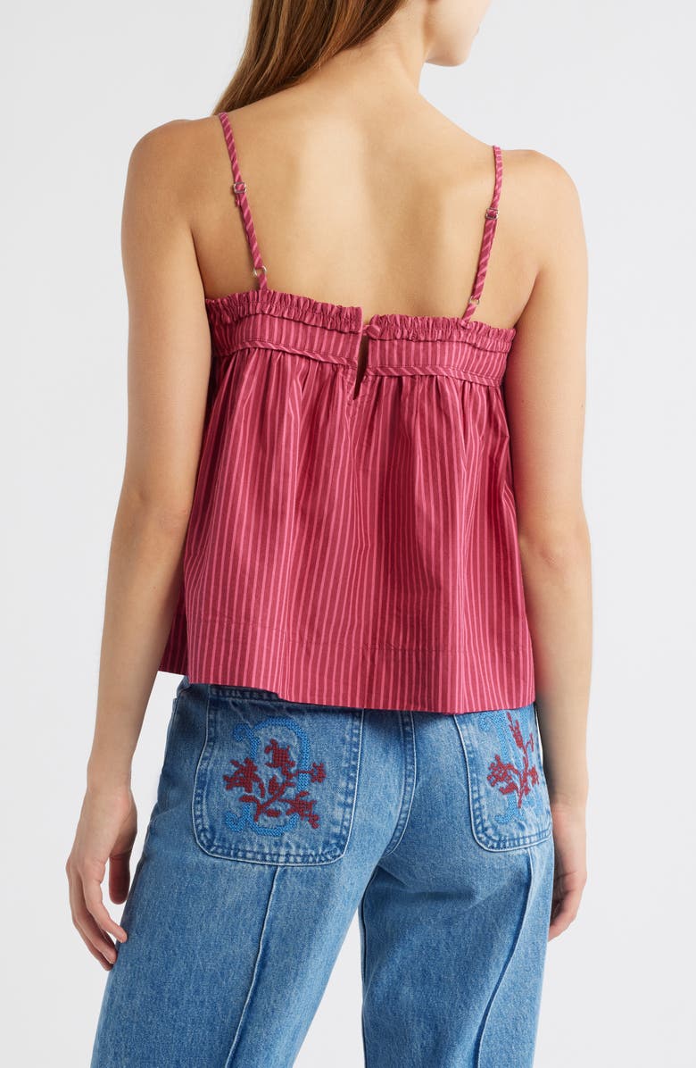 Damson Madder Flynn Stripe Camisole, Alternate, color, Berry