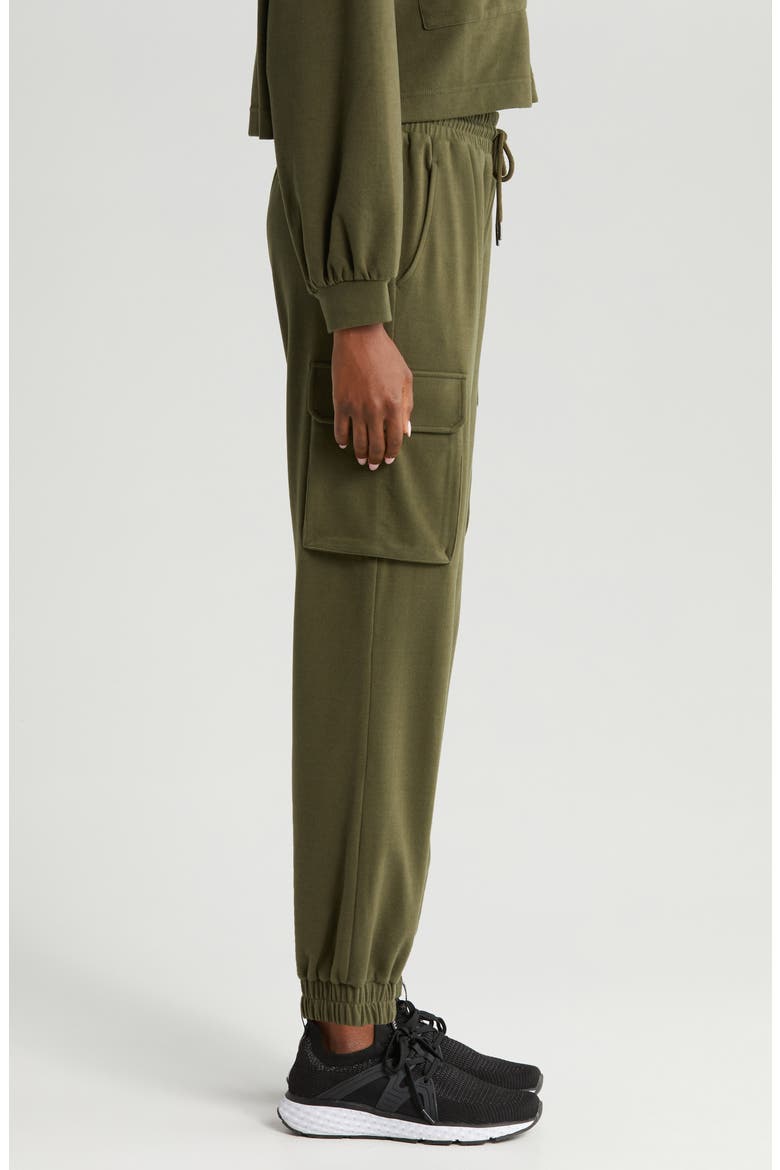 Cozy Utility Joggers, Alternate, color, OLIVE NIGHT