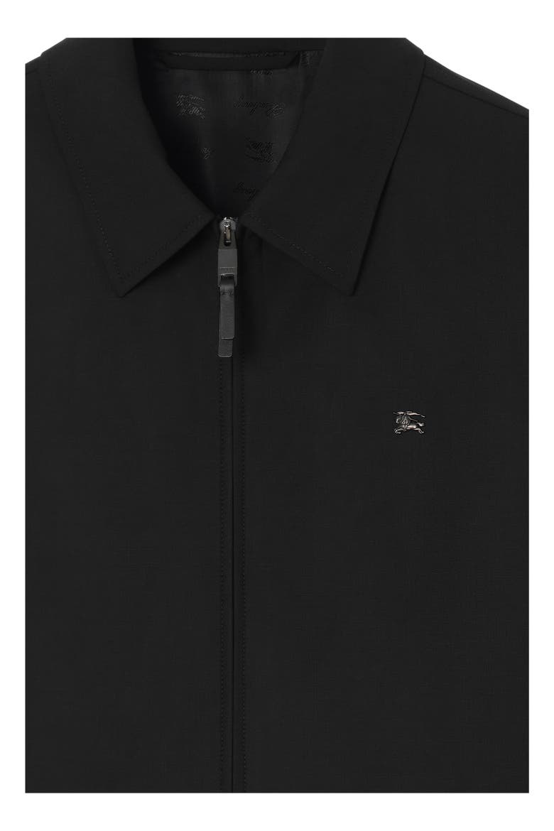Wool Bloomsbury Harrington Jacket, Alternate, color, Black