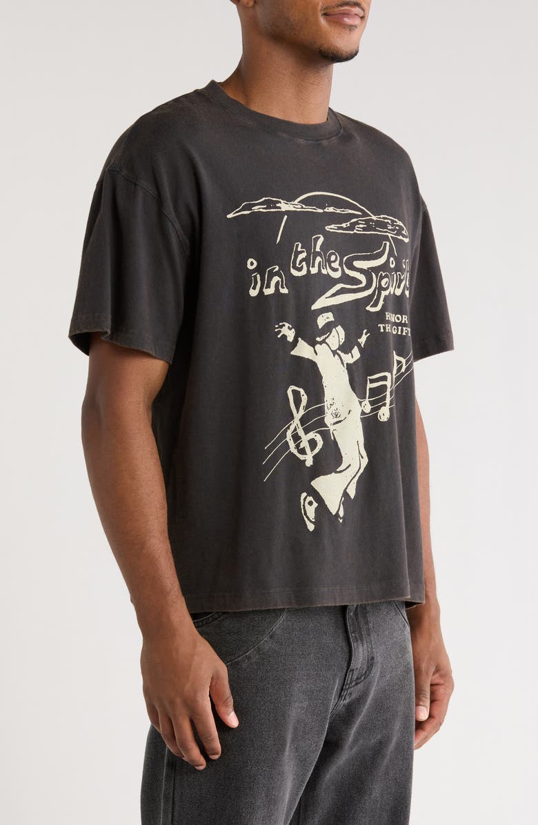 HONOR THE GIFT In the Spirit Graphic T-Shirt, Alternate, color, Black