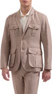 Bugatchi Linen Safari Jacket
