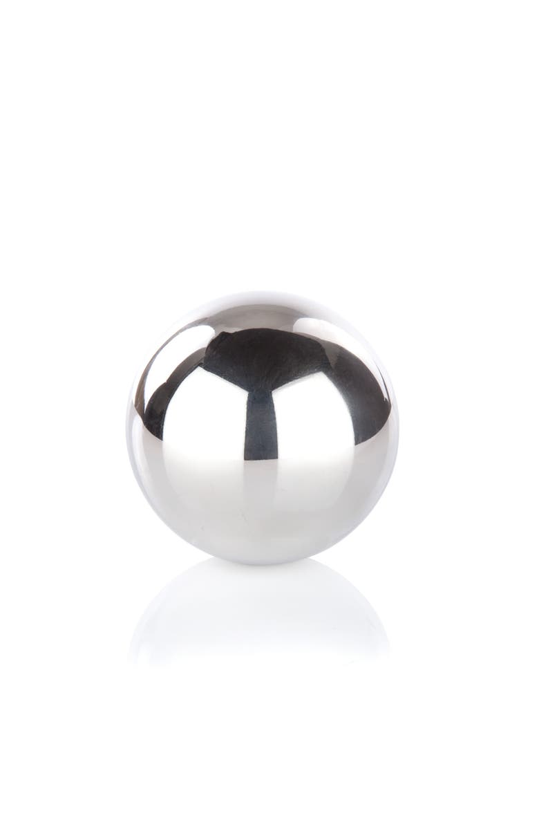 Viski Glacier Rocks Sphere in Stainless Steel, Alternate, color, Silver