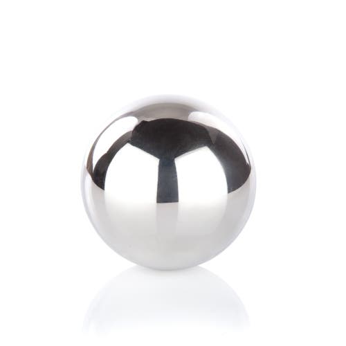Viski Glacier Rocks Sphere In Silver