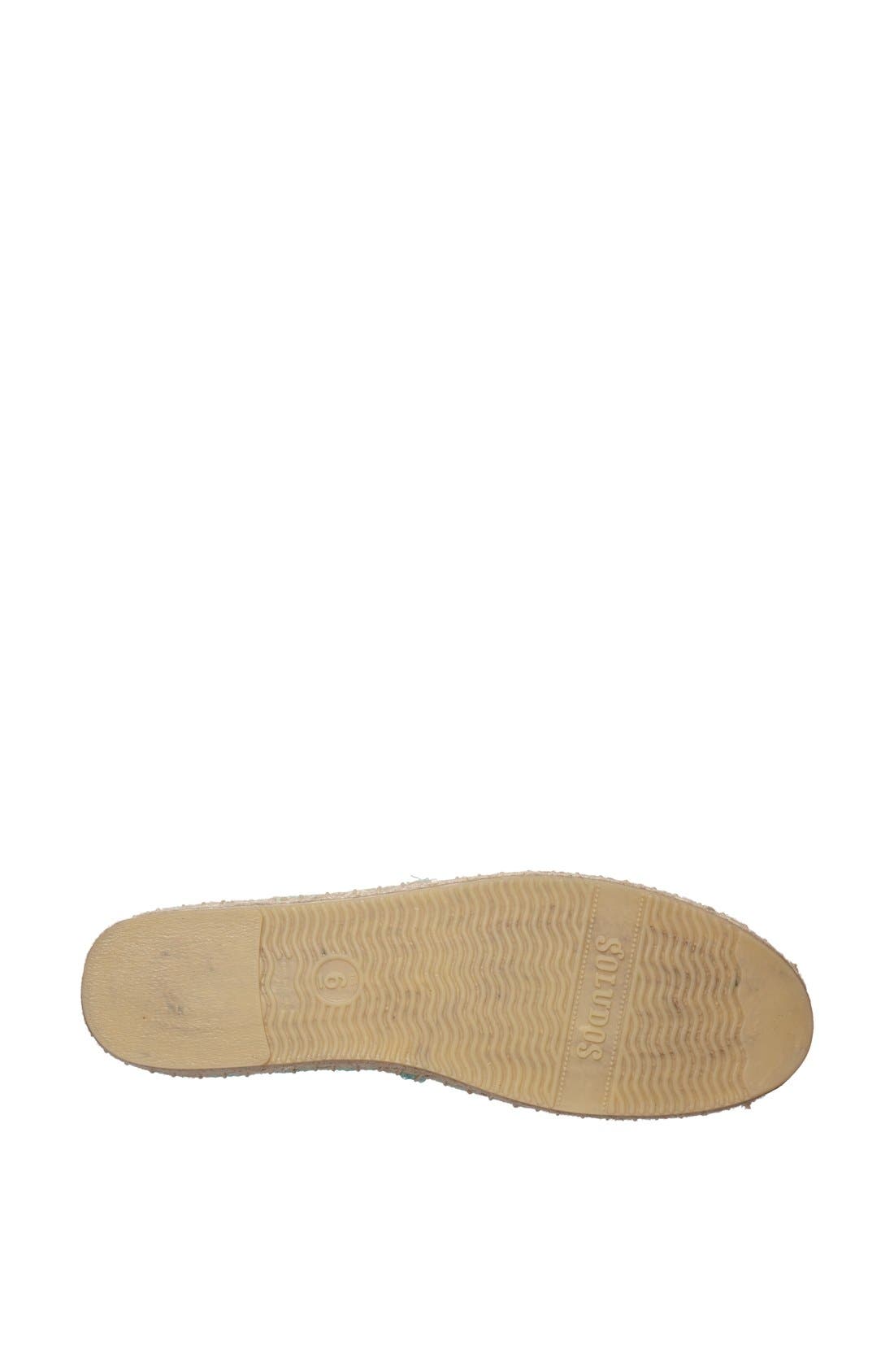 'Derby' Espadrille Sneaker, Alternate, color, AQUA