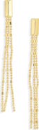 NORDSTROM RACK Demi Fine Ball Chain Linear Drop Earrings