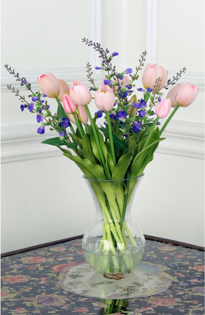 Mark Roberts Tulip Vase, Alternate, color, Pink