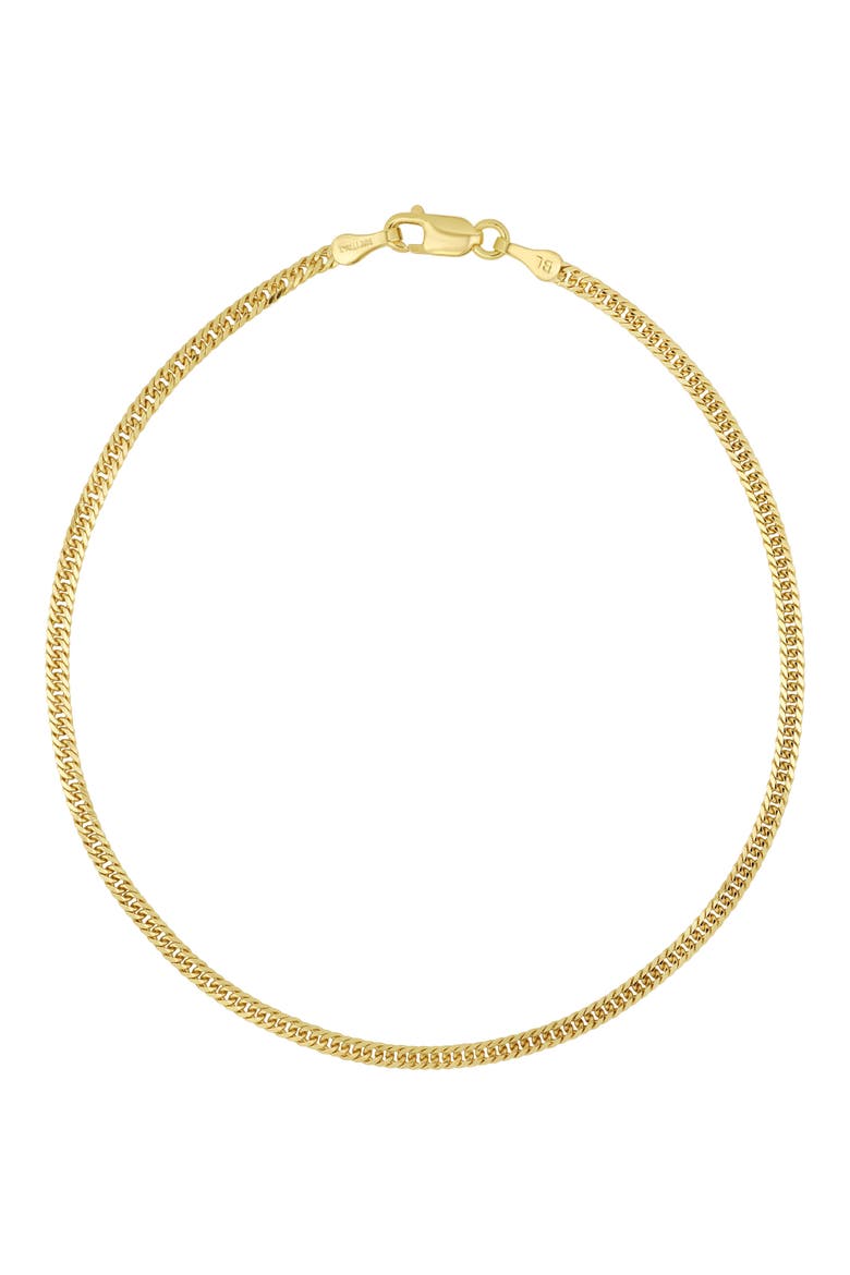 14K Gold Curb Chain Bracelet (Nordstrom Exclusive), Main, color, 14K YELLOW GOLD