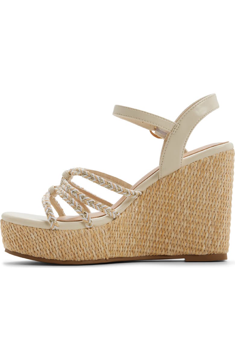 Call It Spring By Aldo Kaylya Ankle Strap Platform Wedge Sandal, Alternate, color, Other Beige