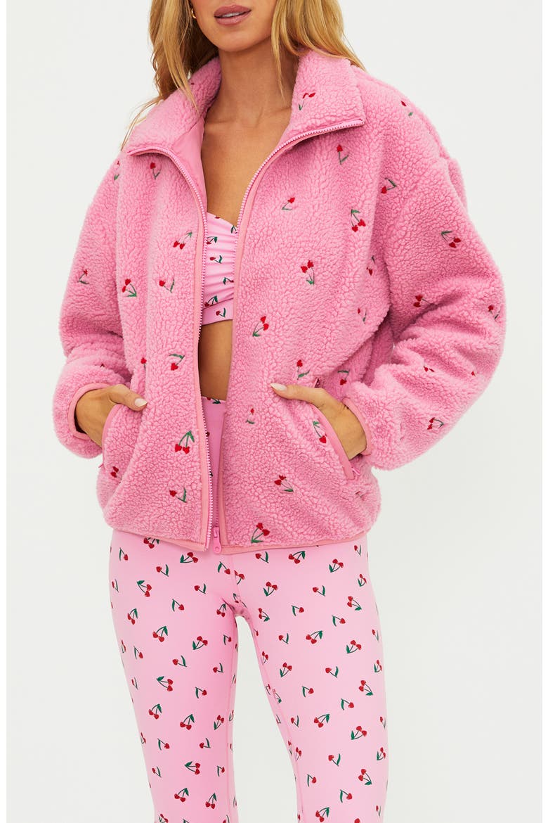 Bennie Fleece Jacket, Main, color, MON CHERI SHERPA
