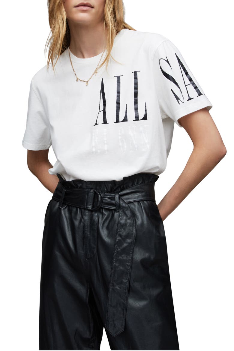 Separo Graphic Tee, Main, color, CHALK WHITE