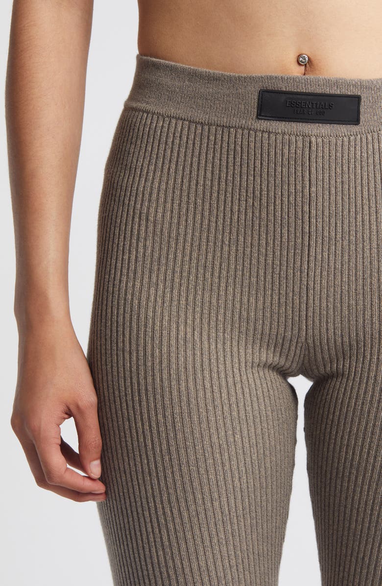 Fear of God Essentials Cotton Blend Rib Bike Shorts, Alternate, color,