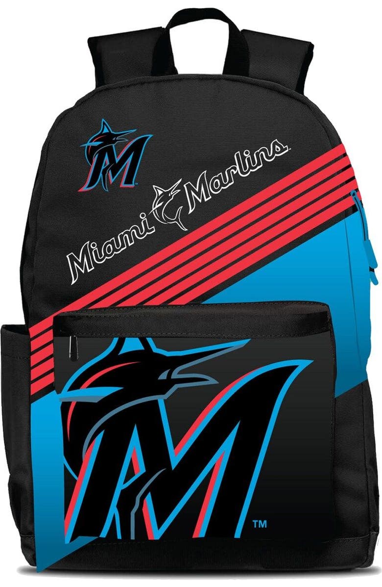 MOJO Miami Marlins Ultimate Fan Backpack, Main, color, Black