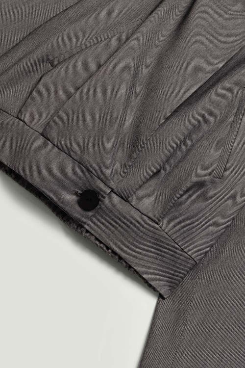 Nocturne Waistband Detail Bomber Jacket In Gray