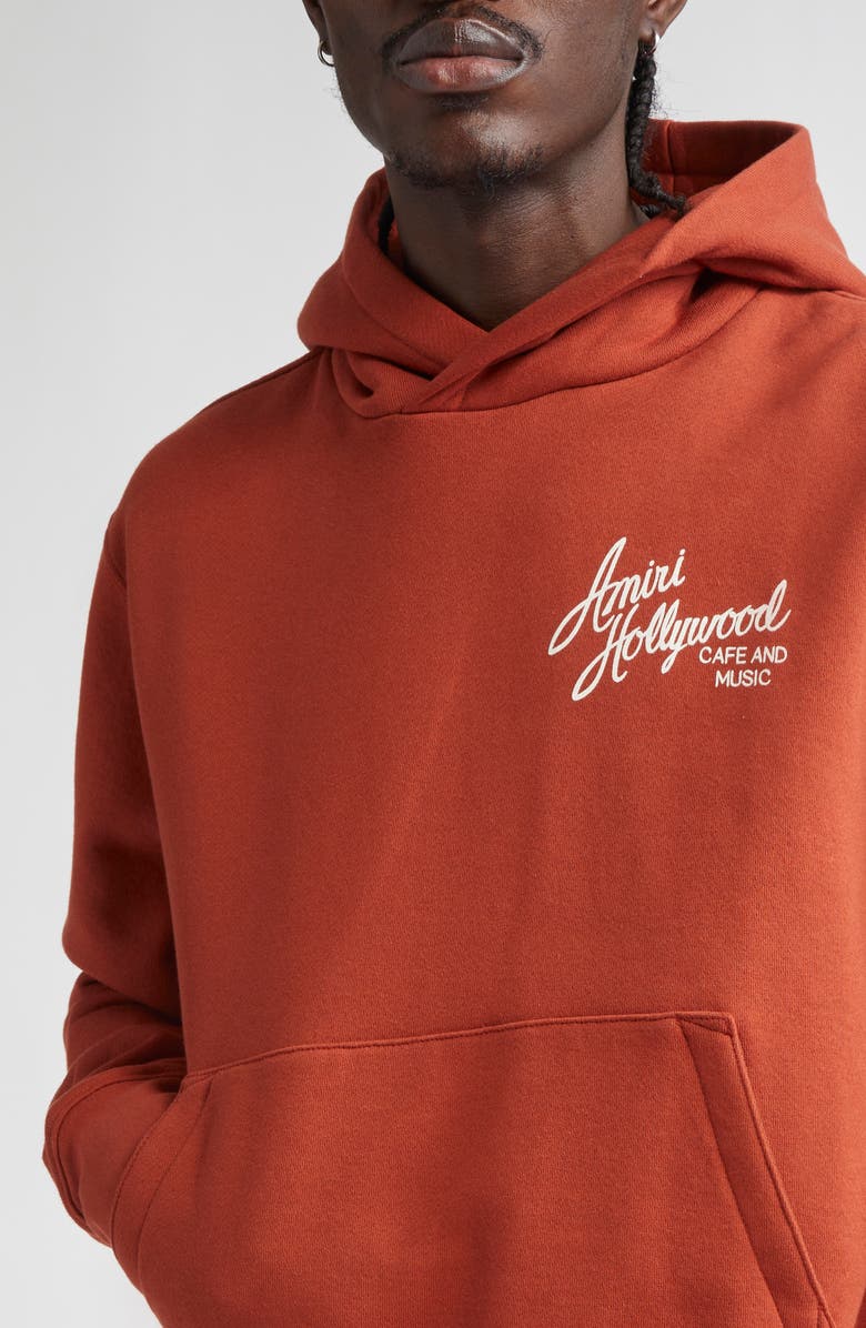 AMIRI Hollywood Graphic Cotton Hoodie, Alternate, color, 